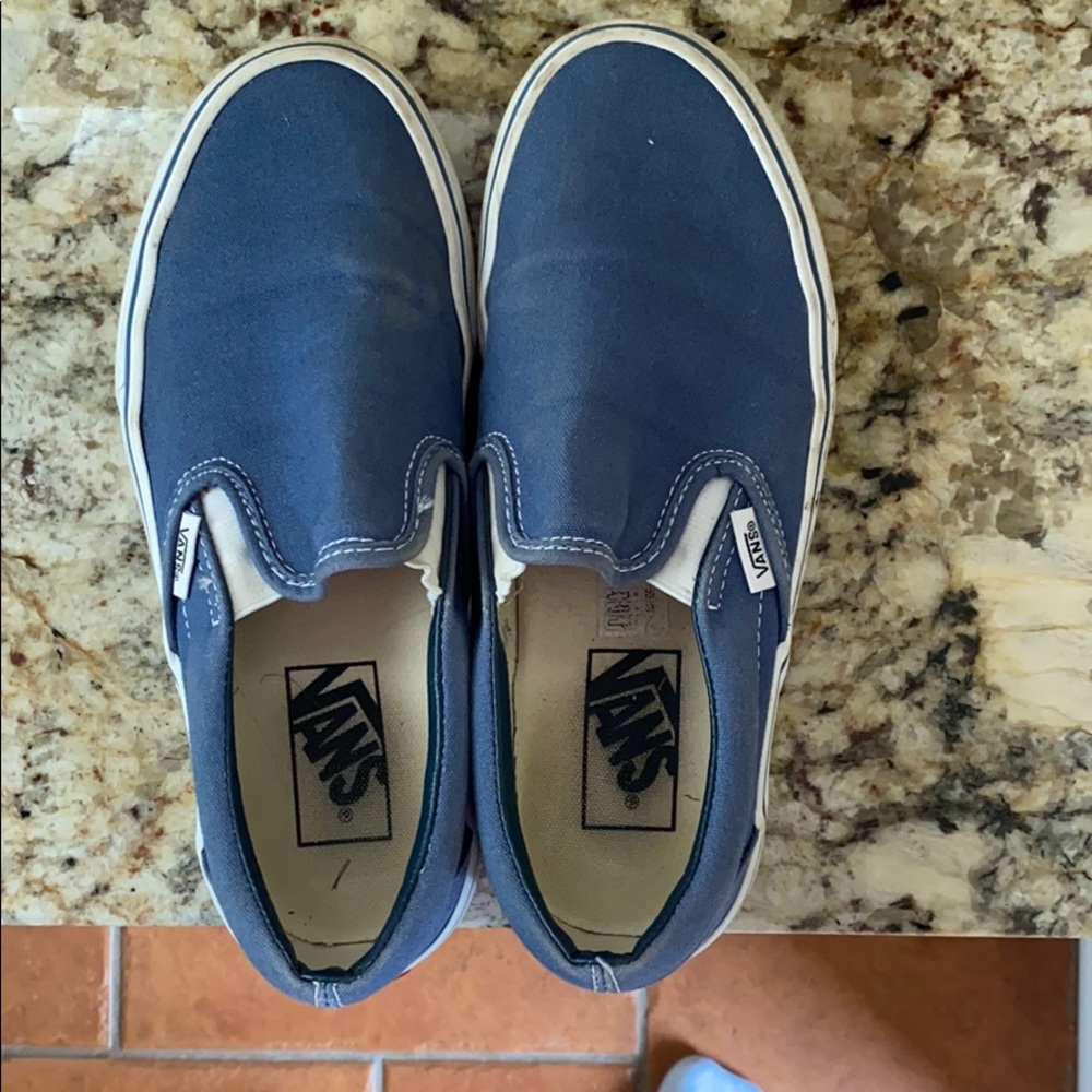 6.5 Women’s Navy Slip on Vans